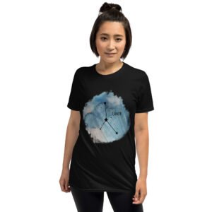 Cancer Zodiac Sign DTG Print Short-Sleeve Unisex T-Shirt