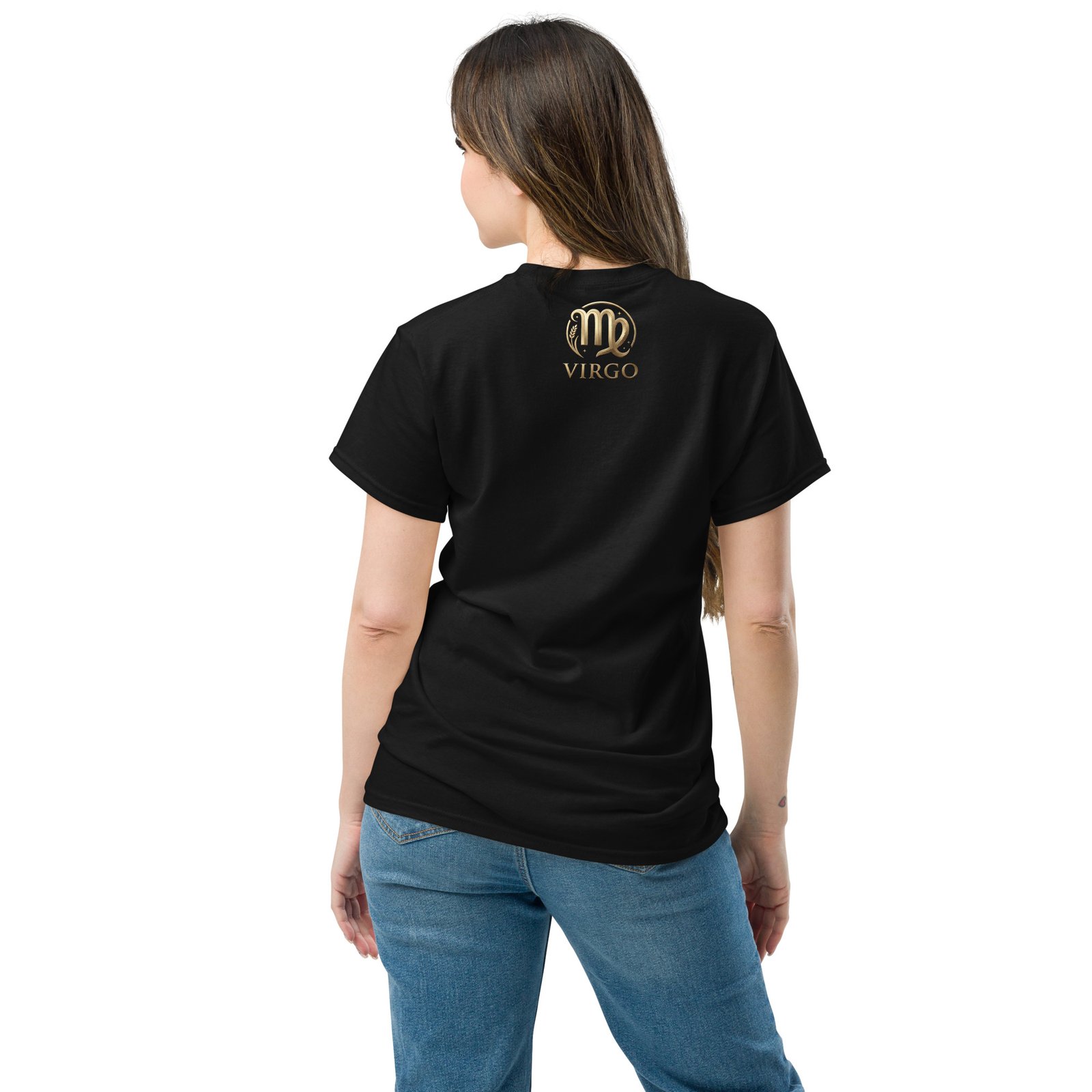 Virgo Zodiac Sign Unisex Classic T-Shirt - Image 11