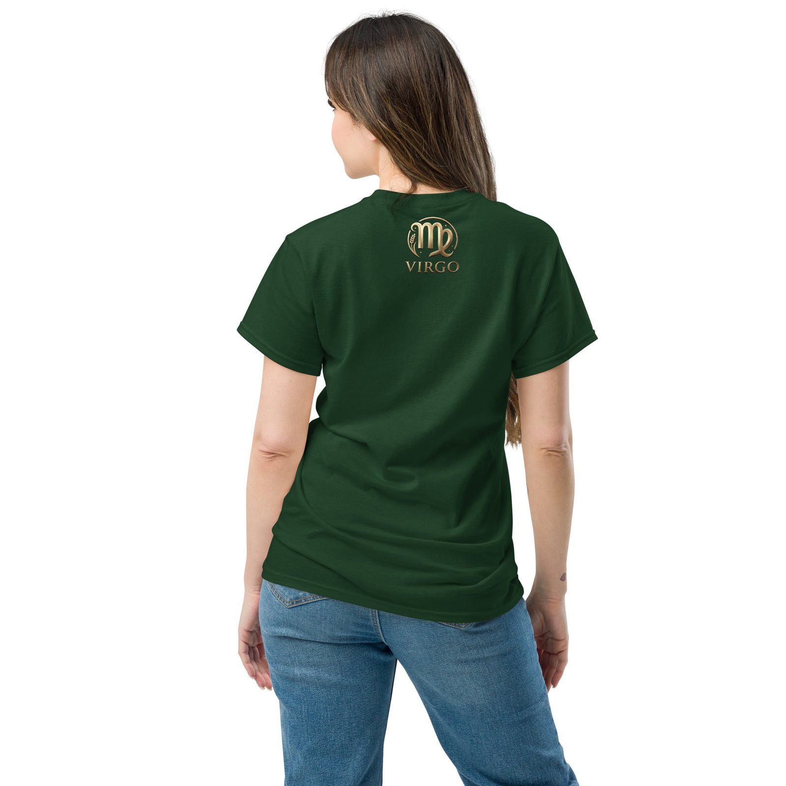 Virgo Zodiac Sign Unisex Classic T-Shirt - Image 10