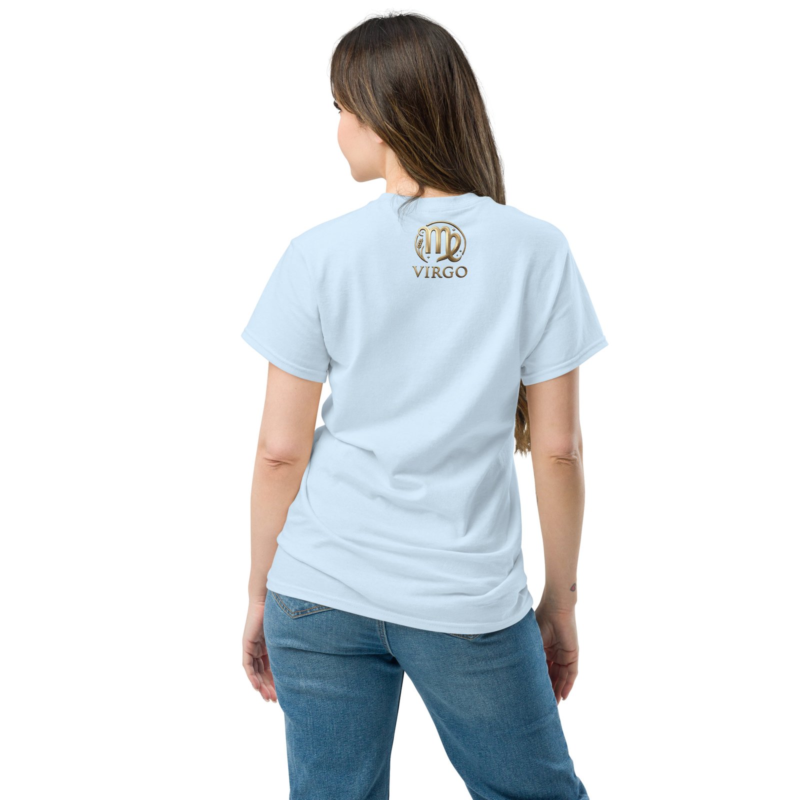 Virgo Zodiac Sign Unisex Classic T-Shirt - Image 7